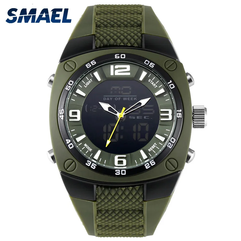 
Wholesaler best selling SL1008 multiple time zone analog digital wrist watch 