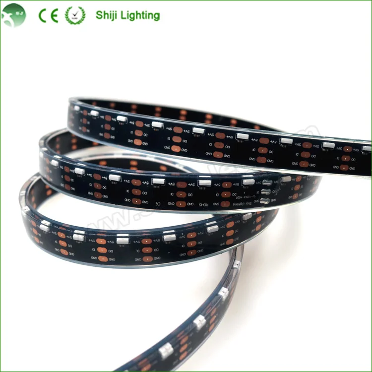 waterproof side view smd led 4020  335 sk6812 ws2812b 4020 addressable  led strip kit outdoor for building 5m