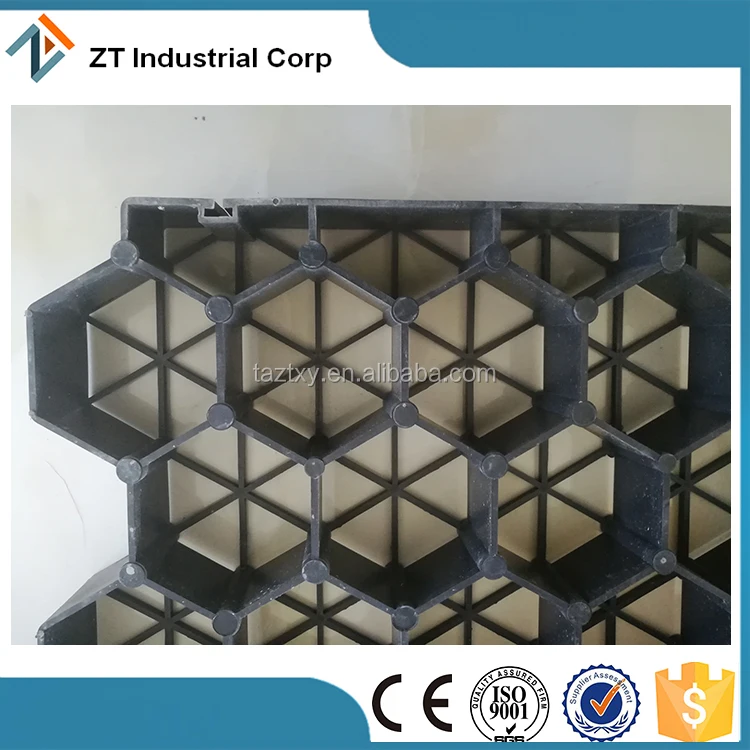 grass lawn grid hdpe plastic driveway pavers