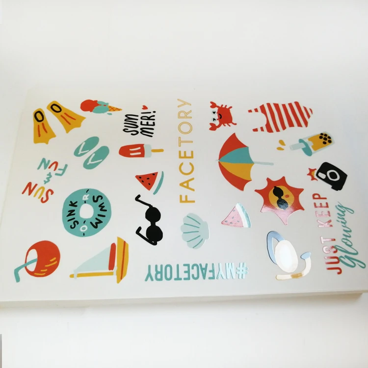 Printing Die Cut Funny Logo Custom Labels Sheet UV A4 Sticker Paper