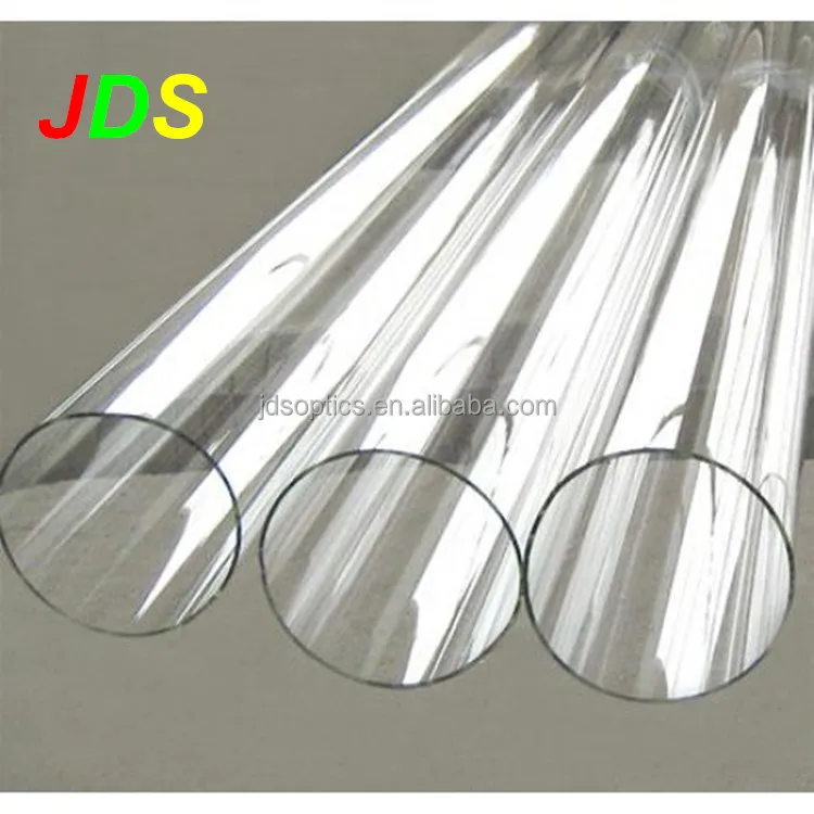 JDS quartz manufacture supply frosted silica glass pipe