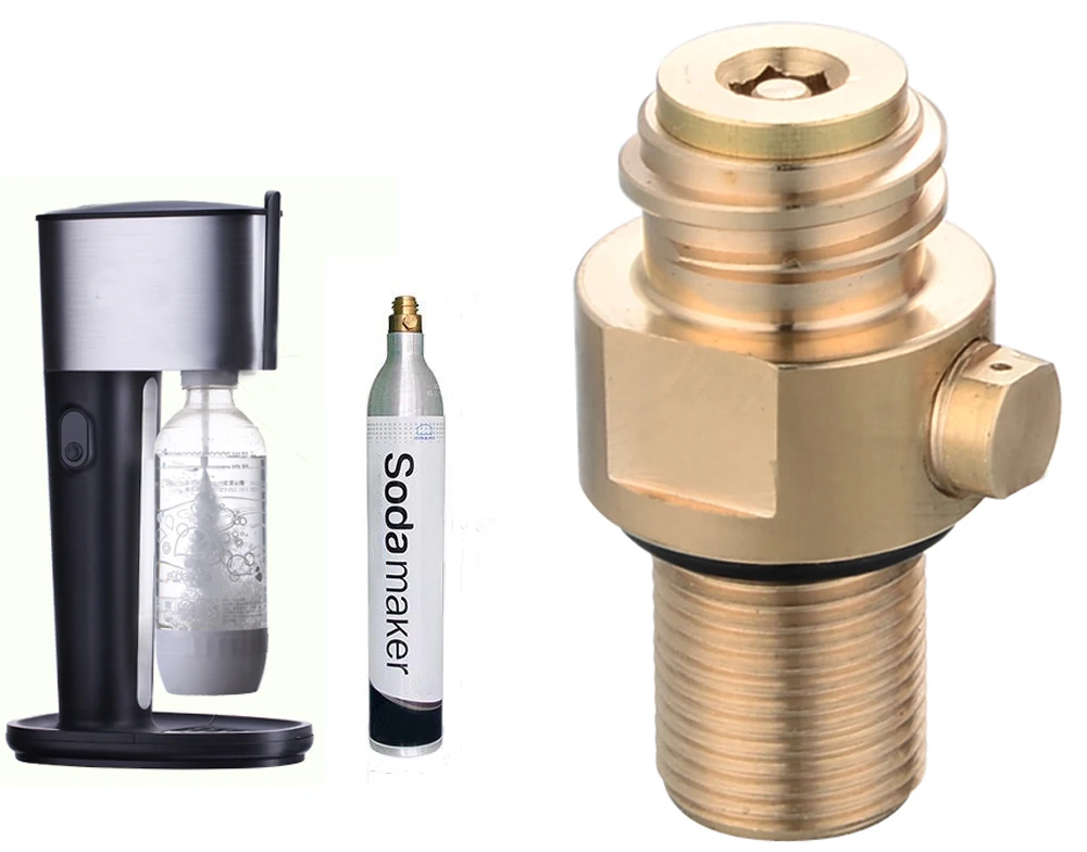 Одобренные TPED 10297 цилиндрические клапаны для СО2 соды