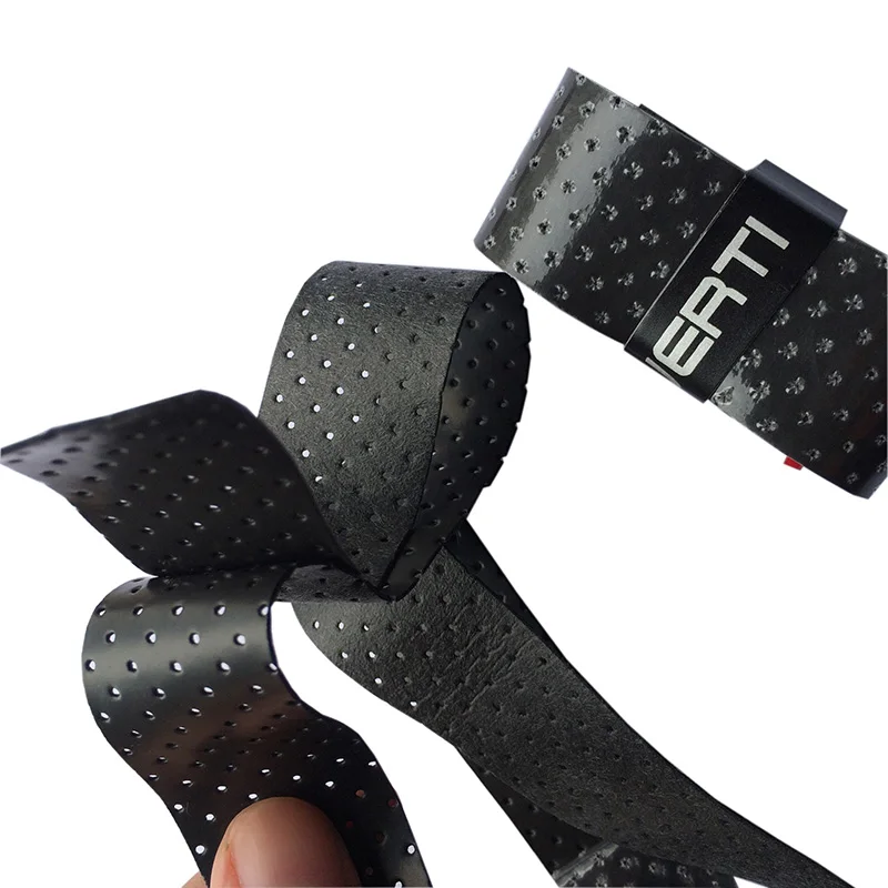 POWERTI 7pcs/lot Stick Perforated Sweatband Tennis Racket Overgrip Sweat Viscosity Breathable Grip for Badminton Racket