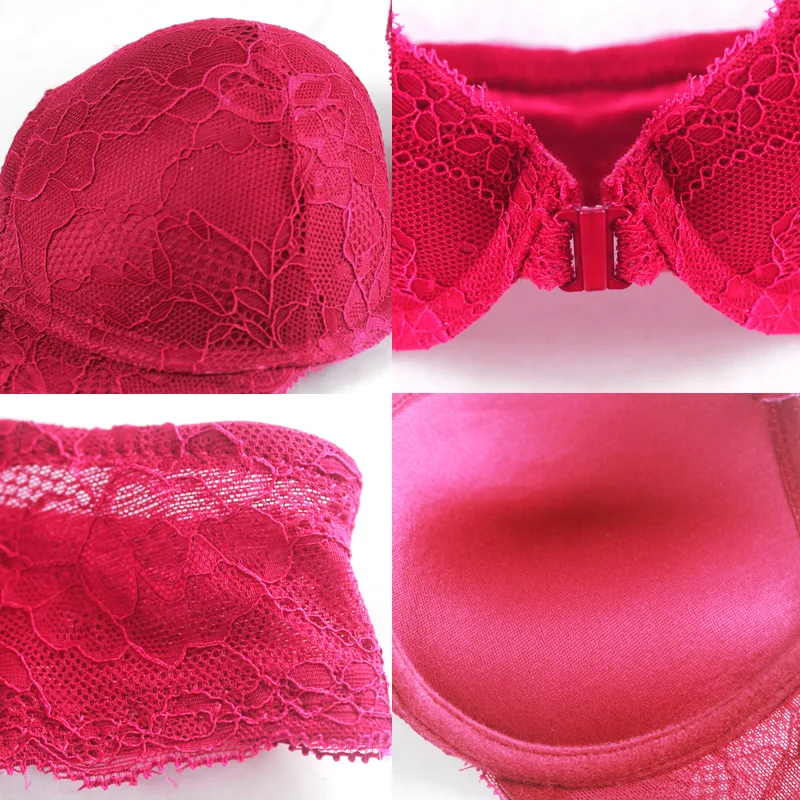 Factory direct sale girls European beauty back small chest sexy lace women underwear custom