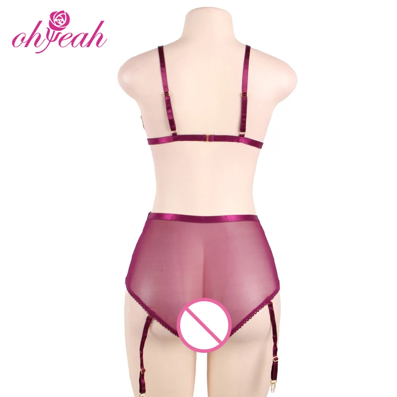 
Wholesale sexy hot designer fashion plus size bra set 