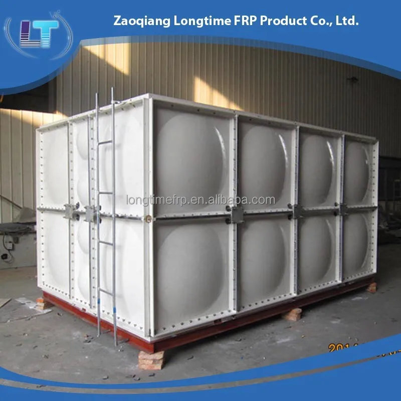 Прямоугольная воды резервуары для хранения, небольшой секционные 8м3 резервуар для воды