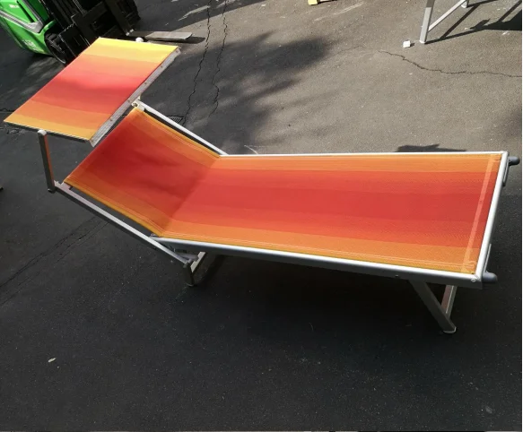 Classic italian waterproof sunbed beach outdoor furniture