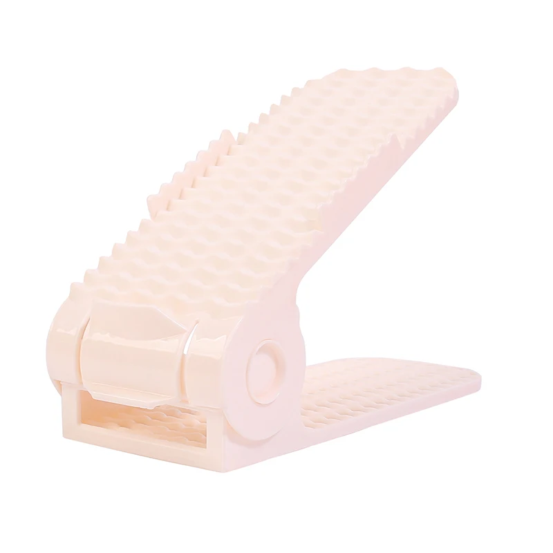 Latest Model Shoe Space Saver Plastic Shoe slots Adjustable shoes organizer