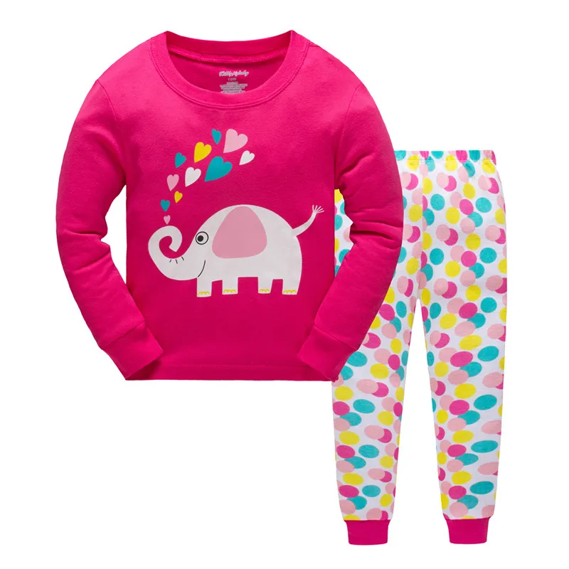 
Cute shark print long sleeve boy red tshirt pants 100% cotton boy nightclothes 