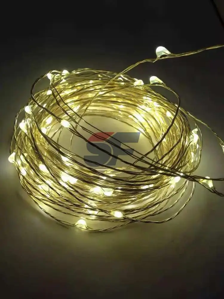 2*AA Battery Powered  Led Mini Copper Wire String Lights for Bedroom Christmas Parties Wedding Centerpiece Decoration(3M 30LED)