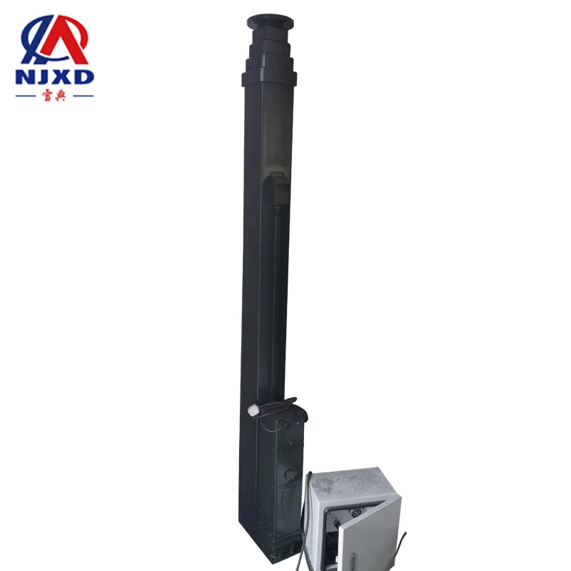 2m 4m 6m Military electric telescopic mast