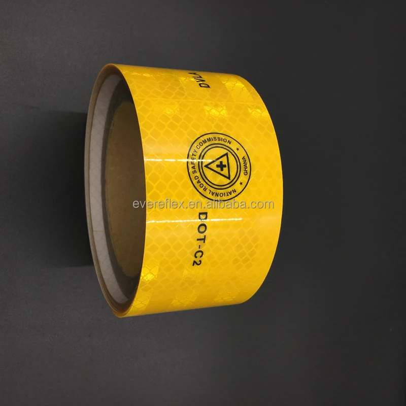 Yellow Color DVLA Reflective Tape for Trailers