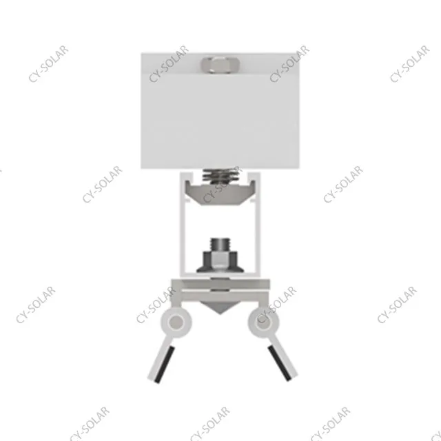 Aluminum adjustable roof clamp for metal roof, solar metal roof mounting clamp