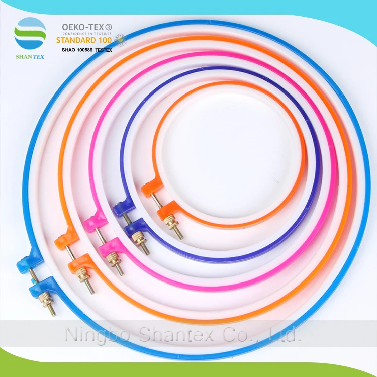 9.5CM Embroidery Plastic Hoops