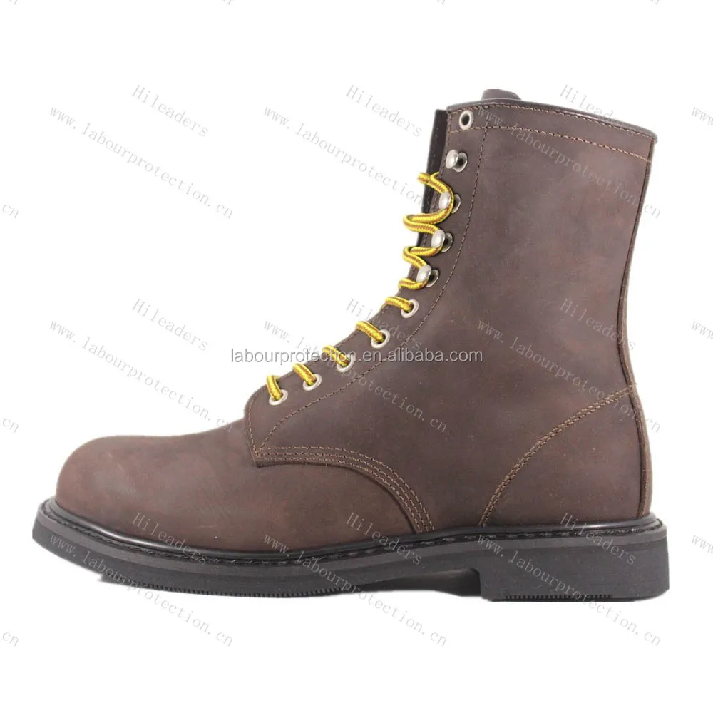 Nubuck leather safety boots / steel toe work boots