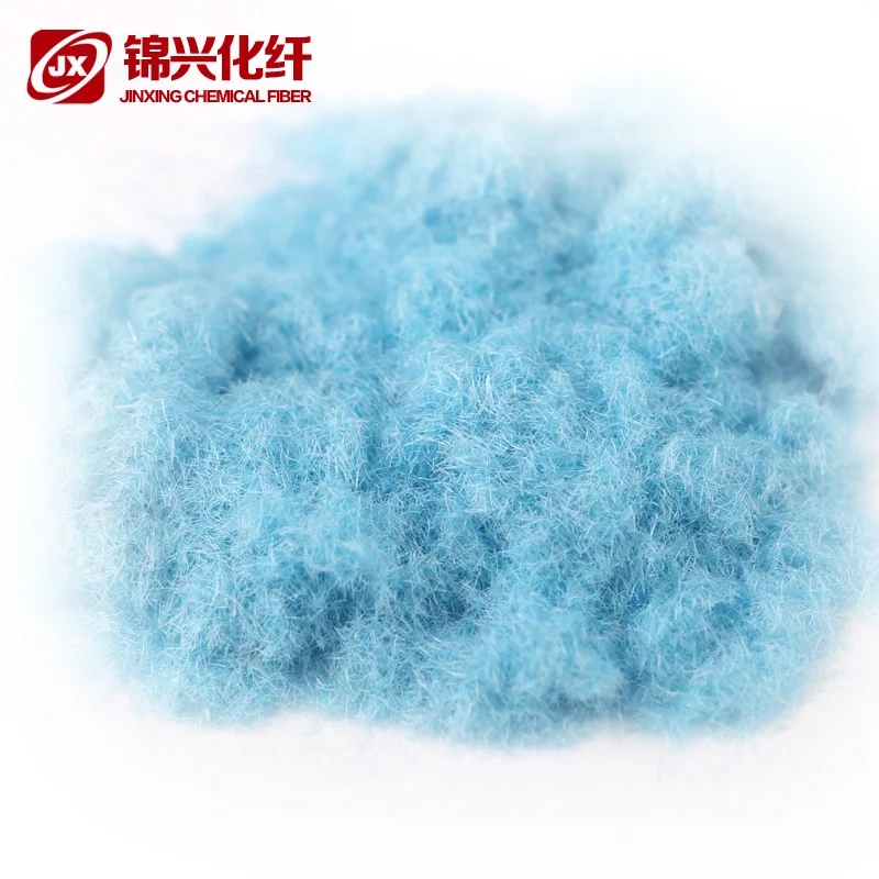 flock cute toy materials nylon 66 flock fiber 3D*0.8mm semi-dull color flock powder