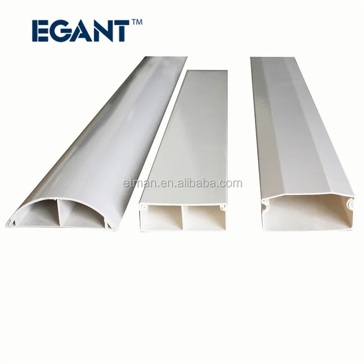 Electrical Wall Mounted Fireproof Cable Trunking PVC