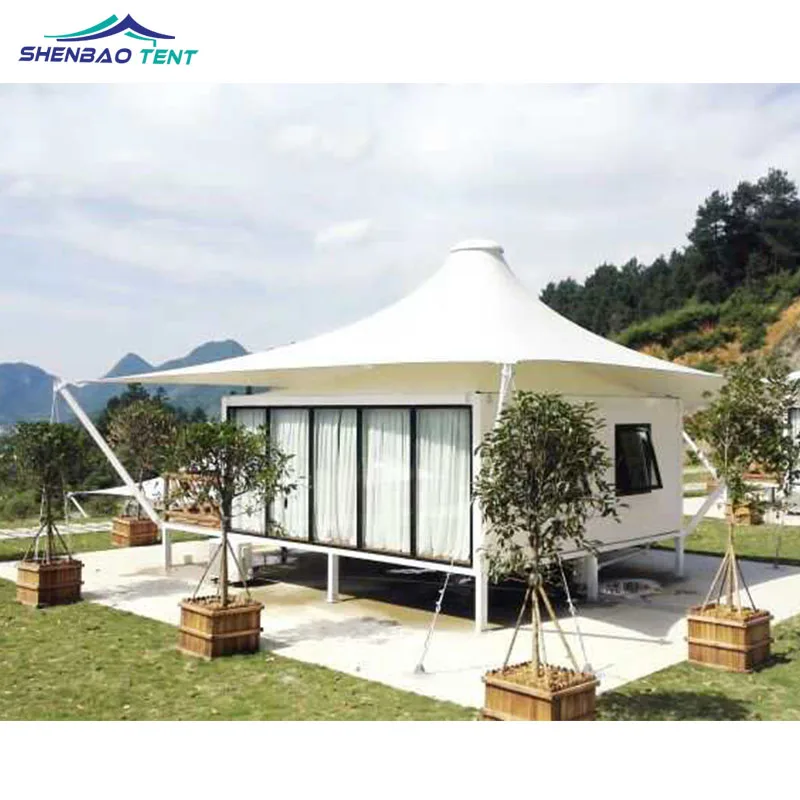 Luxury Resort Membrane Structure Hotel Tent For Glamping