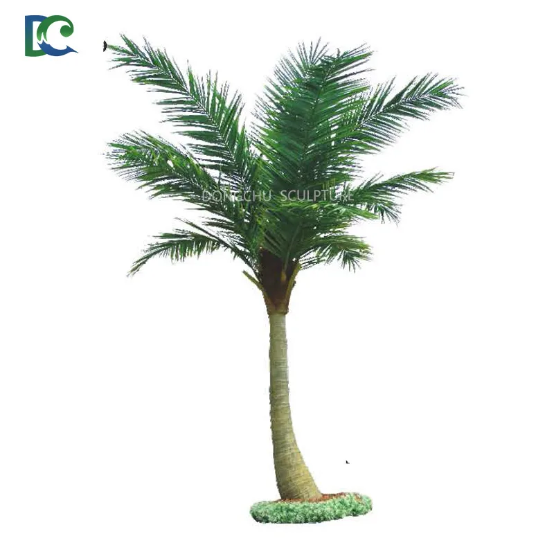 fiberglass real like large decorative plastic tree artificial coconut palm trees