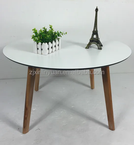 European Style wooden tea table design acrylic coffee table for home living