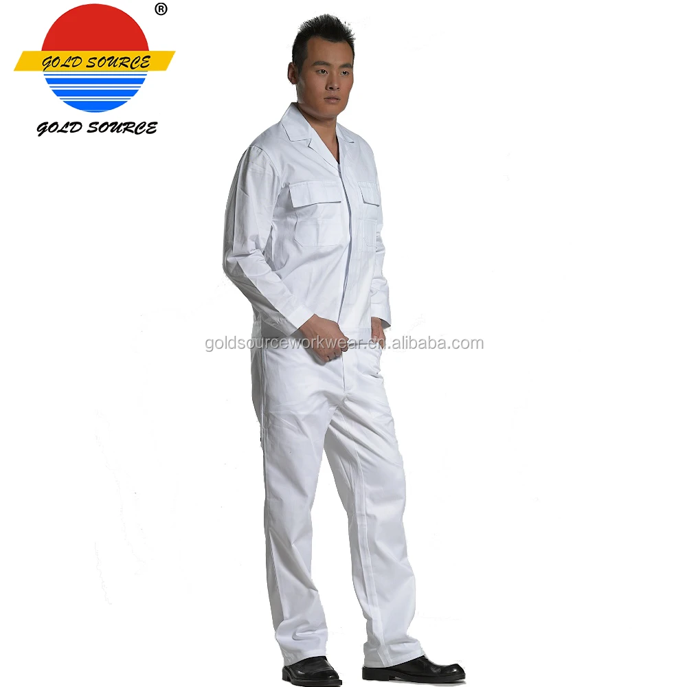 
Lab Workshop White Boiler Suit Work Clothes 