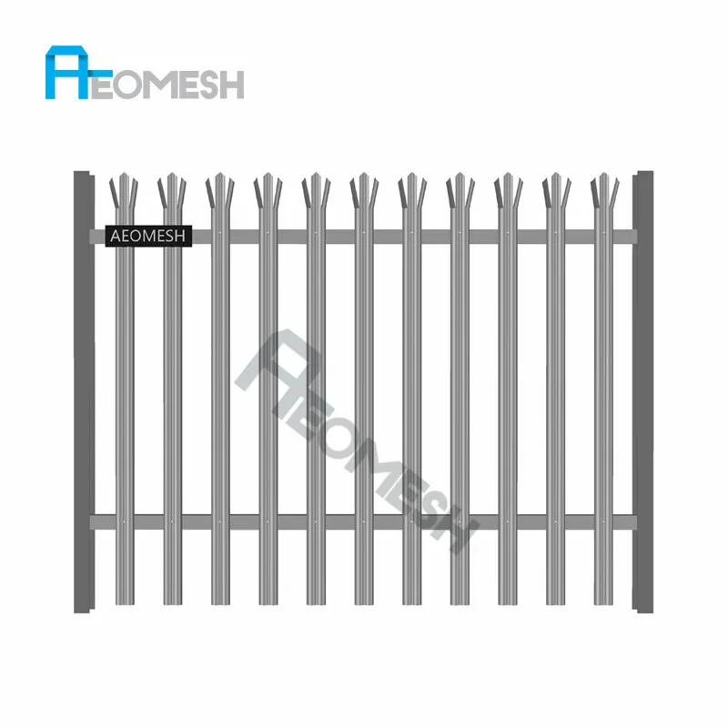  Забор из кованого железа алюминиевая ограда стальная загородка кантонская фабрика