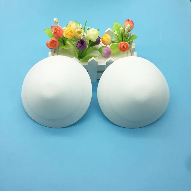 Factory Supply Round Sponge Bra Cup Gathering The Chest Strapless Dress Foam Bra Cups