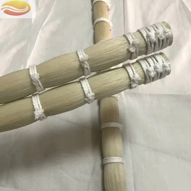 
Sell Violin Bow Hair Material Mongolia Stallion White Horse Tail Hair 