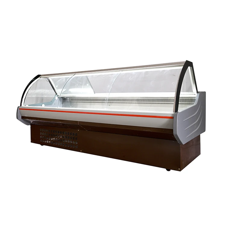 Custom Haipeng Deli Display Refrigerator Cooked Food Display Counter showcase