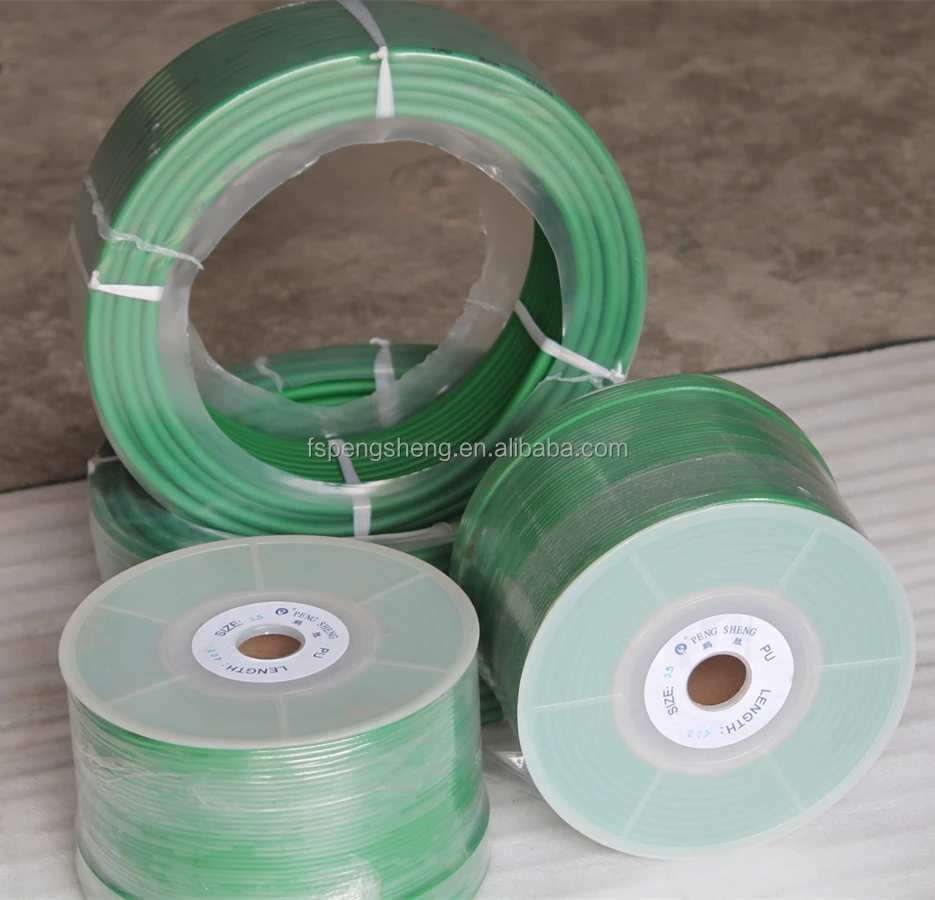 Green PU polycord poly urethane round conveyor belt