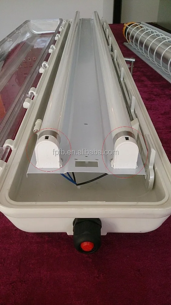 BYS 72W IP66 Explosion proof GRP enclosure full plastic surface mount light fixture Ex poof LED lights