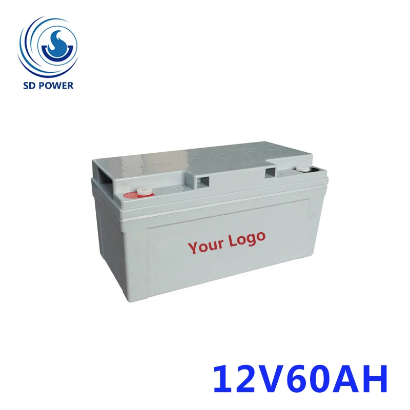 
5 years warrant deep cycle rechargeable 12v 60ah lifepo4 battery for any application 