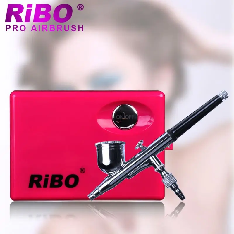 Mini AirBrush Compressor Air Brush Kit 0.4mm 2cc Spray Cake Decoration Temporary Tattoo Nail Art Paint Gun