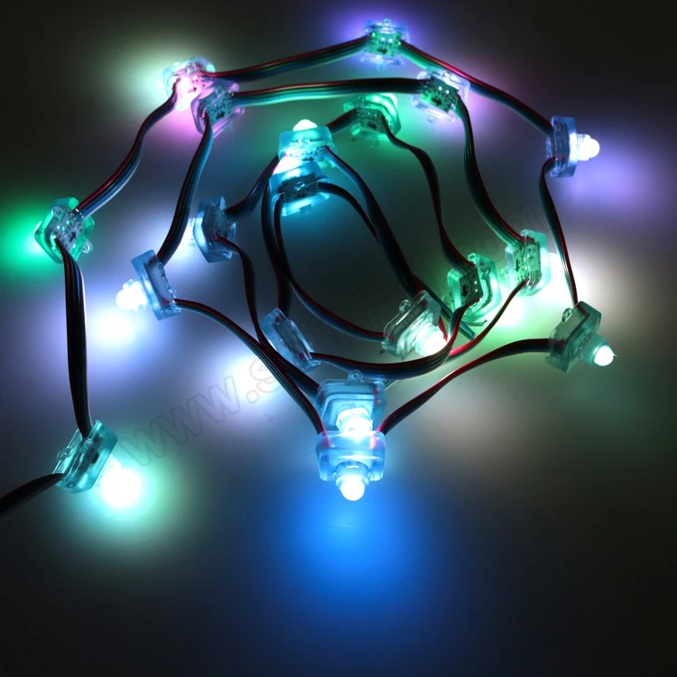 12mm ws2811/ucs1903/ucs512/ws2801/ full color led pixel module 5v