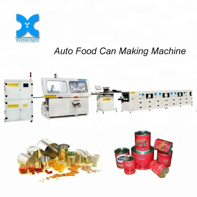 Automatic Meat Tuna Fish Small Food Can Making Equipment Machine Machinery Production Line
