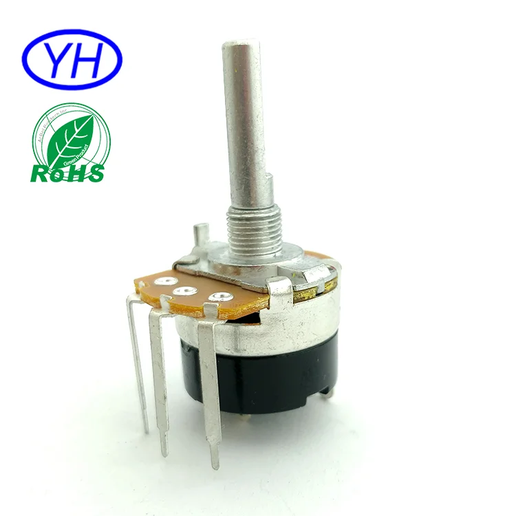 B504k 100K dimmer potentiometer with push switch