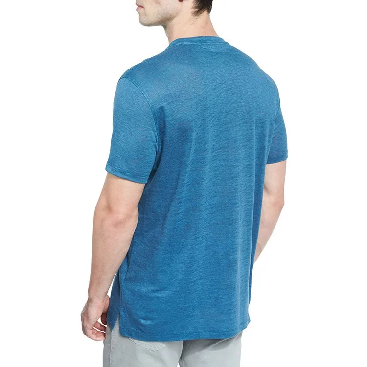 2021 New Pattern Breathable Plain Cotton 100% Double Mercerized Pima Cotton T shirt Brand T shirt Men