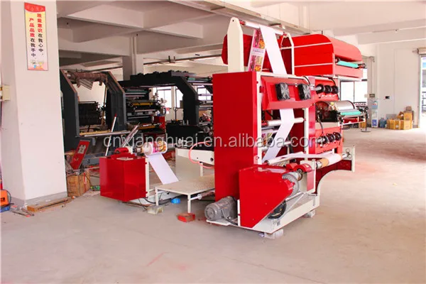 1 Color Flexo Printing Machine For BOPP Film And Paper Bags