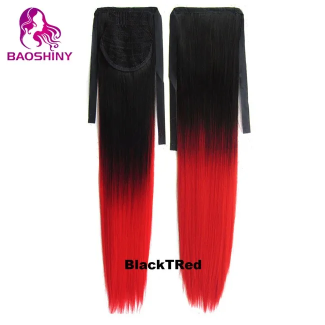 
Synthetic Hair Ponytail Hairpiece Silky Straight Synthetic Ponytail Drawstring 