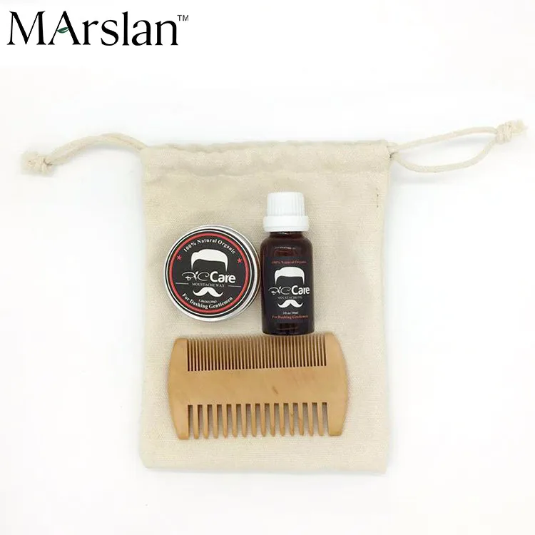 Щетка для бороды, расческа, бальзам, набор инструментов для бороды