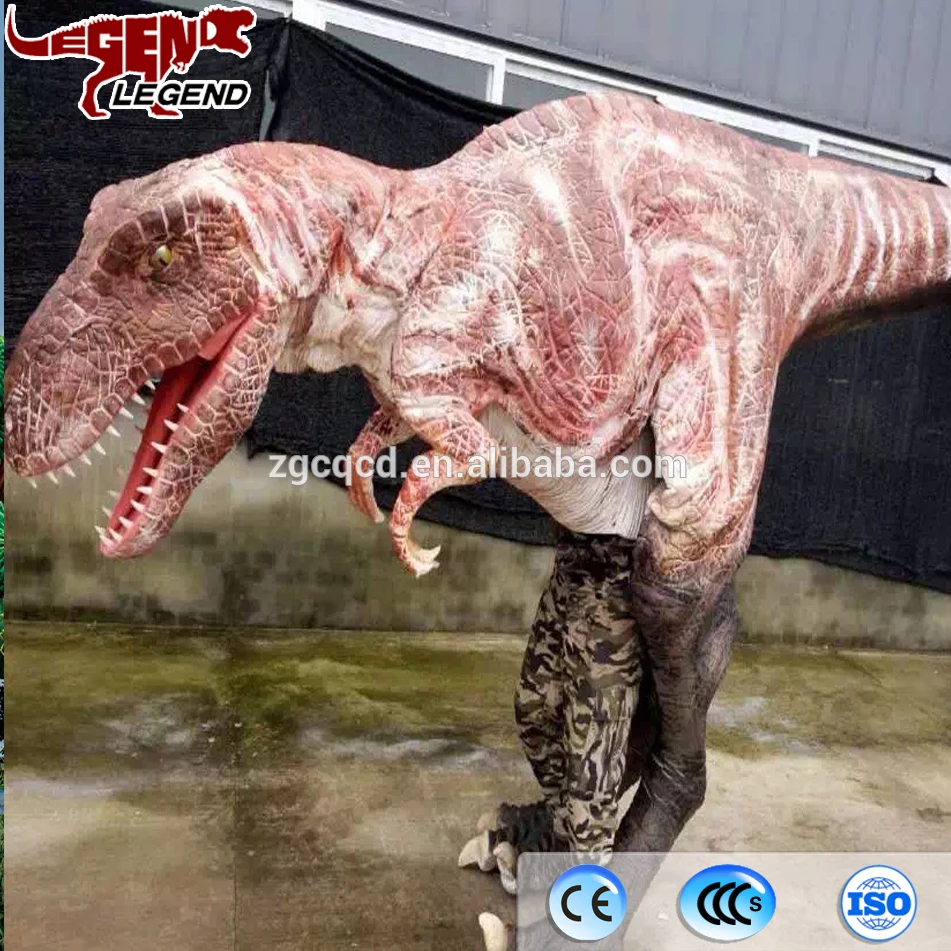 
High quality amusement park realistic dinosaur costume for sale 