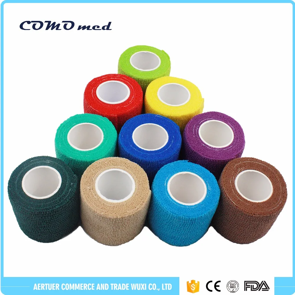 hook and loop self adhesive tape Non-woven Cohesive Bandage