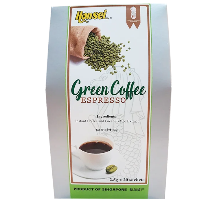 
Honsei сильный аромат кофе для похудения, Растворимый зеленый кофе в порошке, цены 