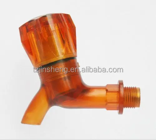 JS High Quality POLO BibCock With PVC Transparent Color For Long life Working/Basin Faucet/Water Tap