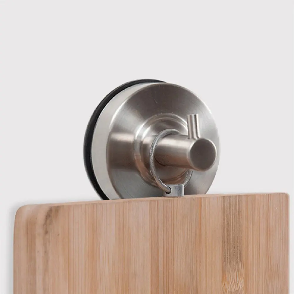 Strong Removable Wall Mount Heavy Duty Vacuum Suction Cup Hanger Stainless Steel Towel Hook
