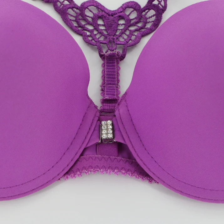 
hot wonderful front closure bra with nice racerback 