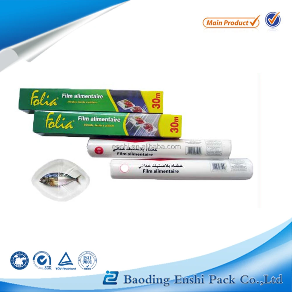 multi function  kitchen use  plastic food cling wrap film