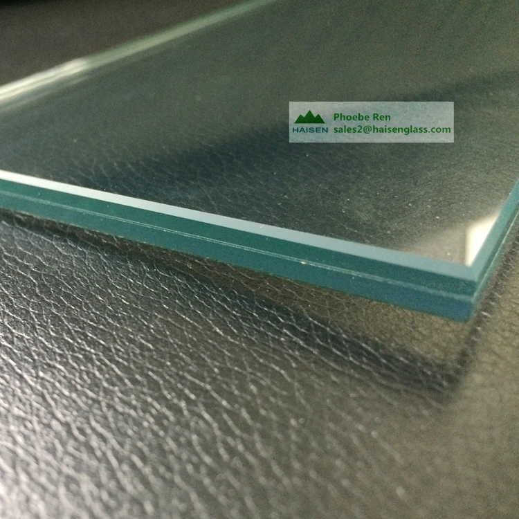 Qingdao 10+1.52+10mm laminated glass price of glass floor, glass stair