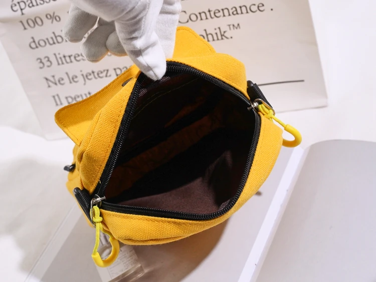 Custom Ladies Messenger Shoulder Bags Popular Small Vintage Mini Phone Nylon Sling Bag for Girls Teenagers