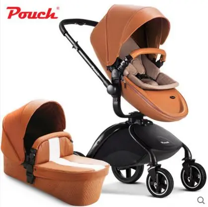 
High Landscape Travel System baby stroller 3-in-1 and Foldable Baby Pram 3 in 1 